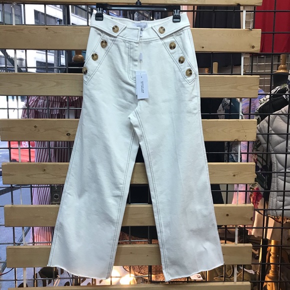 NWT,Derek Lam 10 Crosby Culotte Pant,off white - Picture 2 of 15